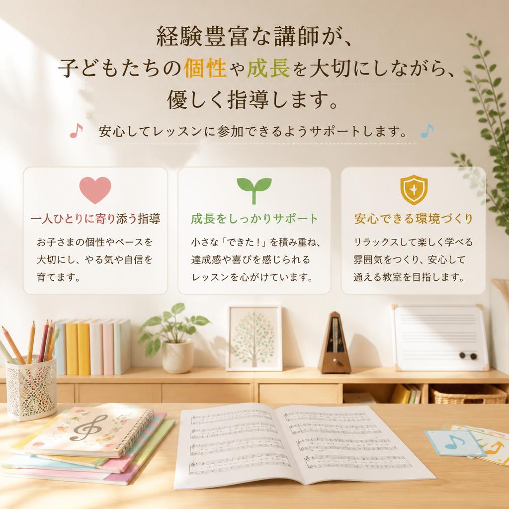 プロの講師陣による丁寧な指導